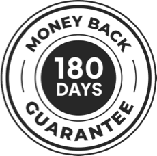 180-Day Money Back Guarantee